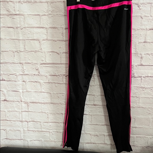 Adidas Black joggers with Pink Stripes - Picture 5 of 7